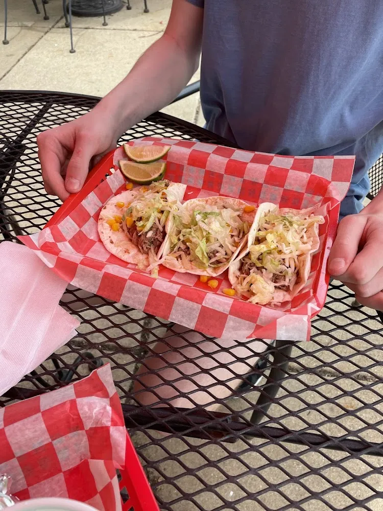 Shredded Chicken and Beef Tacos